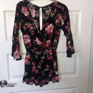 Floral print Romper